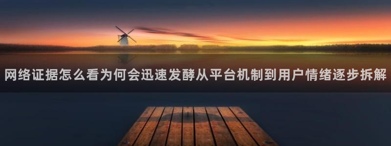 网络事件爆料网:网络证据怎么看为何会迅速发酵从平台机制到用户情绪逐步拆解